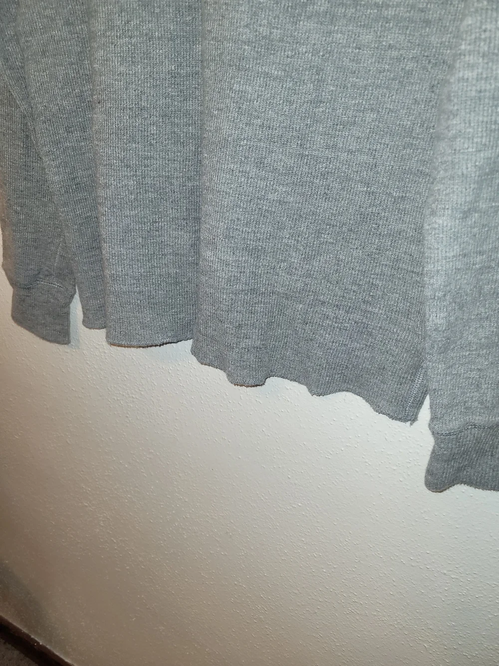 RRL Ralph Lauren Waffle Grey Thermal Long Sleeve Large Black Label